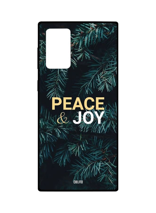 CIELITO Peace And Joy Printed Case Cover For Samsung Galaxy Note20 Ultra Green/Yellow/White - Image 1