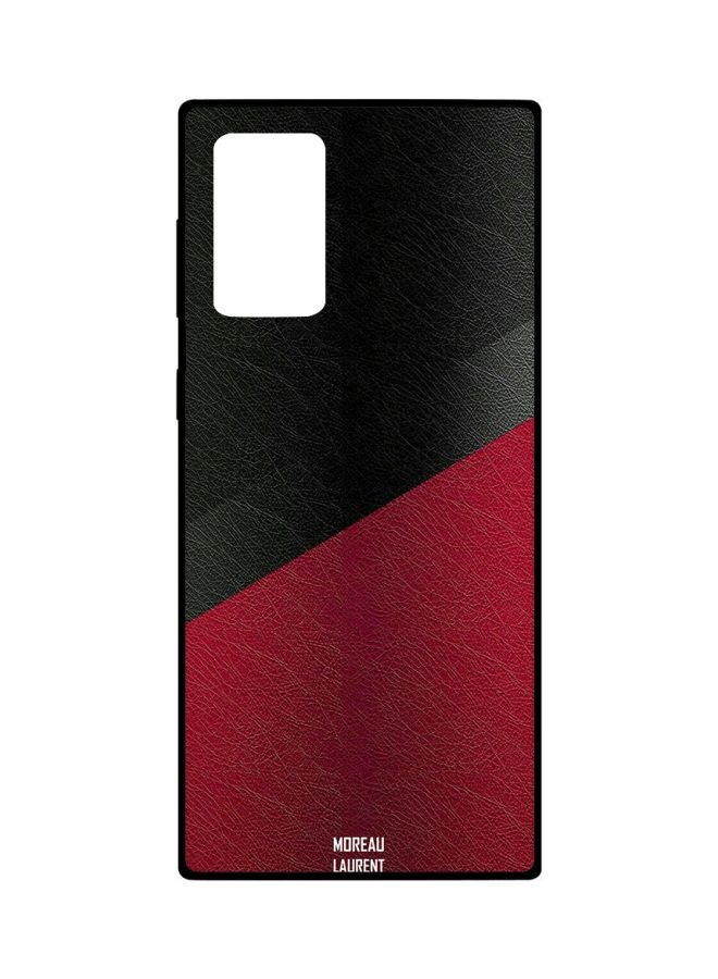 Moreau Laurent Protective Case Cover For Samsung Galaxy Note20 Ultra Black/Red  - Image 1