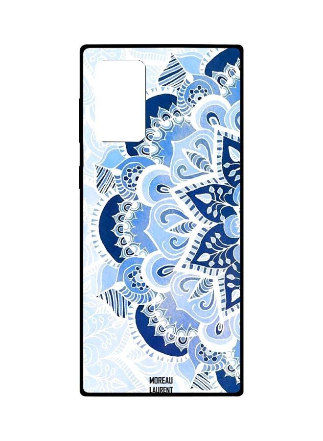 Moreau Laurent Mandala Printed Case Cover For Samsung Galaxy Note20 Ultra Blue/White/Black - Image 1
