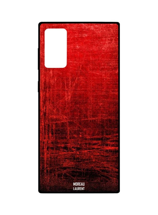 Moreau Laurent Printed Case Cover For Samsung Galaxy Note 20 Red/Black  - Image 1
