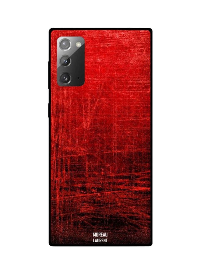 Moreau Laurent Printed Case Cover For Samsung Galaxy Note 20 Red/Black  - Image 2