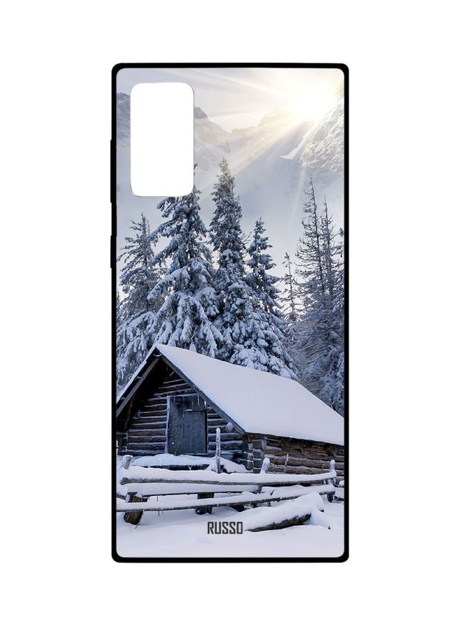 Wooden House Printed Case Cover For Samsung Galaxy Note 20 White/Blue/Brown