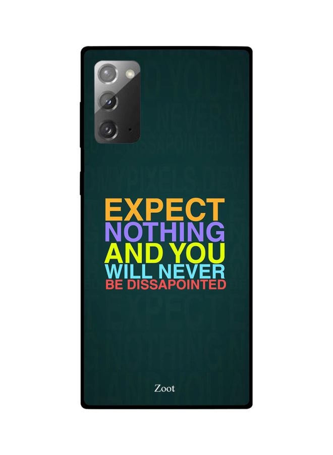 Zoot Quote Printed Case Cover For Samsung Galaxy Note20 Green/Purple/Blue - Image 2