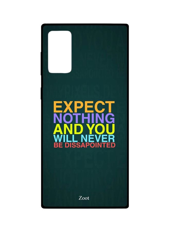 Zoot Quote Printed Case Cover For Samsung Galaxy Note20 Green/Purple/Blue - Image 1