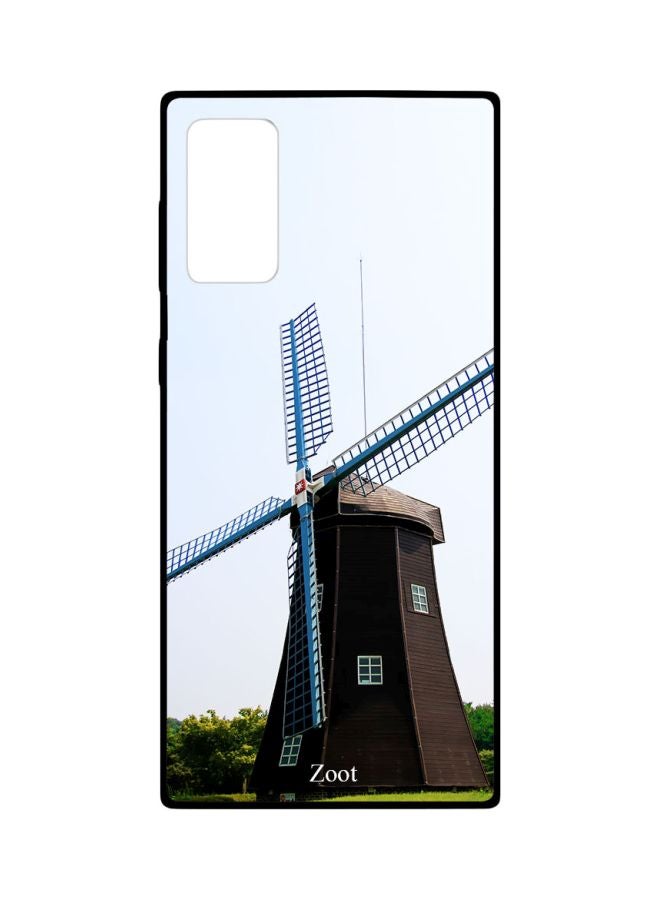 Zoot Windmill Printed Case Cover For Samsung Galaxy Note 20 Blue/Brown/Green - Image 1
