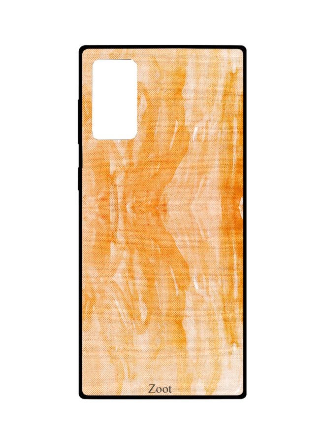 Zoot Abstract Printed Case Cover For Samsung Galaxy Note20 Yellow/Orange/Beige - Image 1