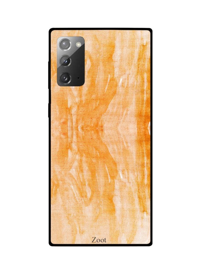 Zoot Abstract Printed Case Cover For Samsung Galaxy Note20 Yellow/Orange/Beige - Image 2