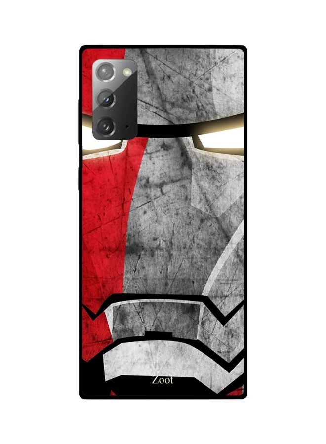 Zoot Iron Man Printed Case Cover For Samsung Galaxy Note20 Grey/Black/Red - Image 2