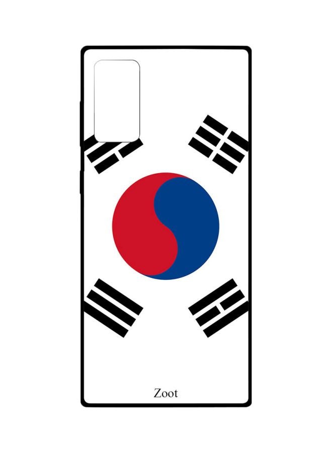 Zoot South Korea Flag Printed Snap Case Cover For Samsung Galaxy Note20 White/Red/Blue - Image 1
