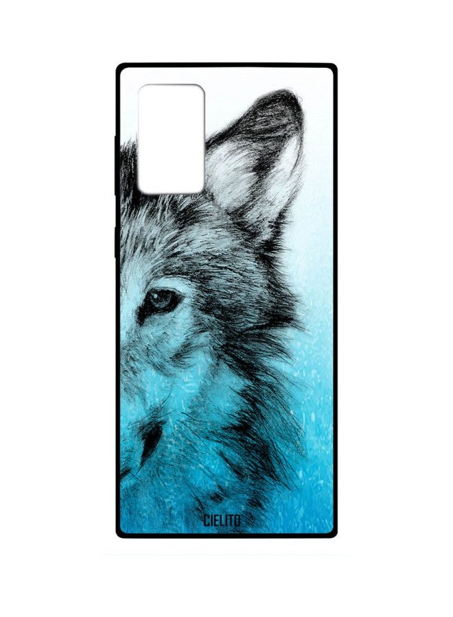 CIELITO Fox Printed Protective Case Cover For Samsung Galaxy Note20 Ultra Blue/Black/White  - Image 1