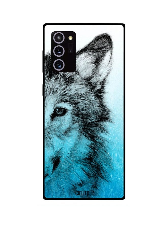 CIELITO Fox Printed Protective Case Cover For Samsung Galaxy Note20 Ultra Blue/Black/White  - Image 2