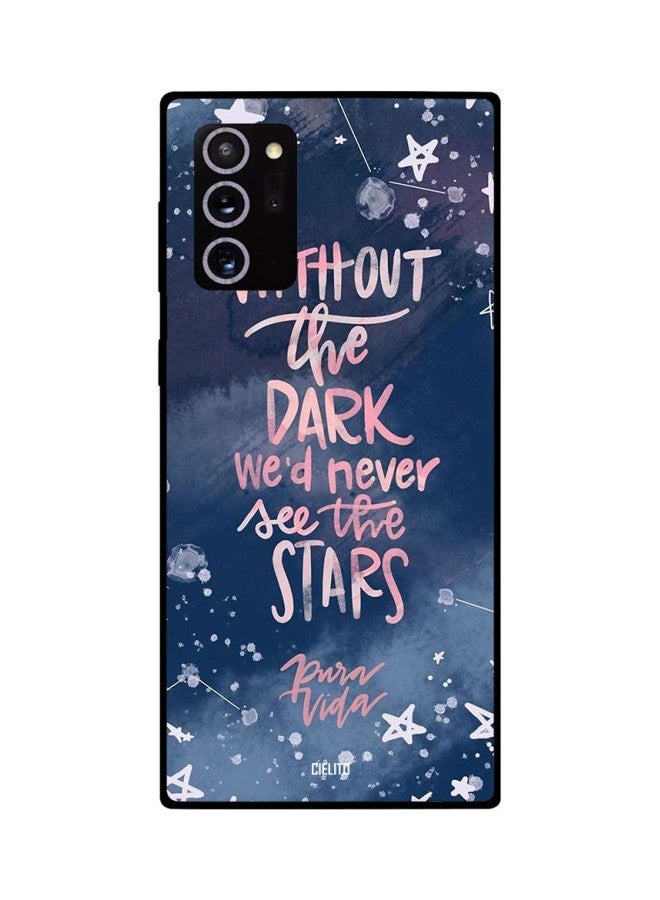 CIELITO Quote Printed Case Cover For Samsung Galaxy Note20 Ultra Blue/Pink/White - Image 2