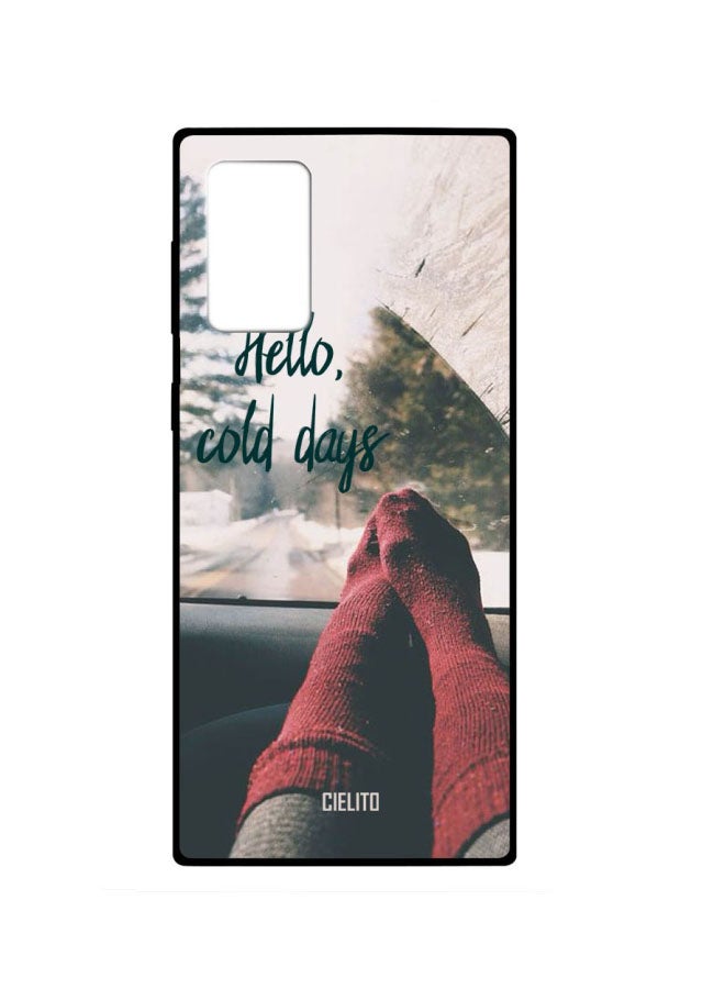 CIELITO Protective Case Cover For Samsung Galaxy Note20 Ultra Red/Beige - Image 1