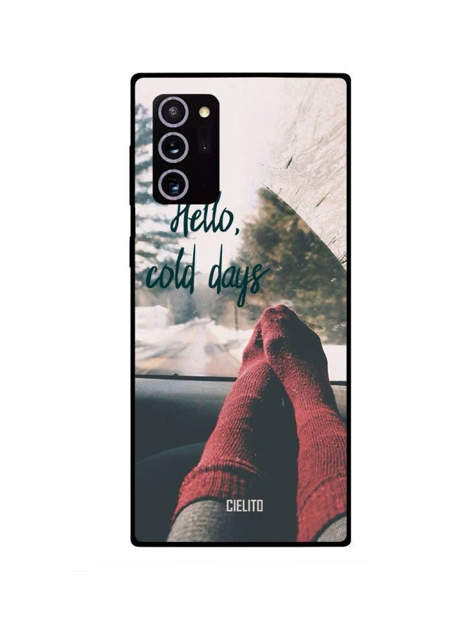 CIELITO Protective Case Cover For Samsung Galaxy Note20 Ultra Red/Beige - Image 2