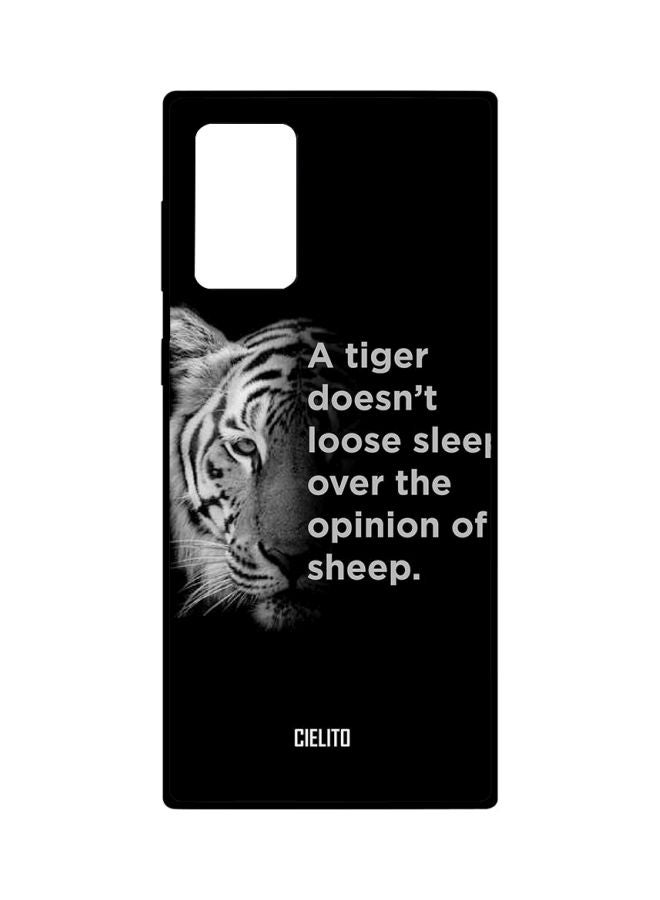 CIELITO Quote Printed Case Cover For Samsung Galaxy Note20 Ultra Black/White - Image 1