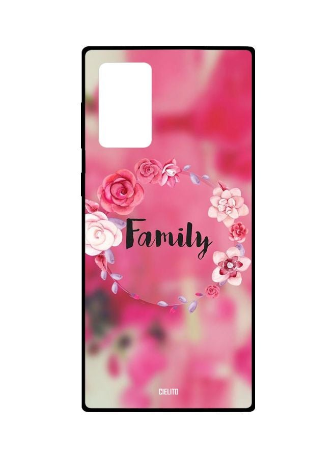 CIELITO Family Printed Protective Case Cover For Samsung Galaxy Note20 Pink/Black/White - Image 1