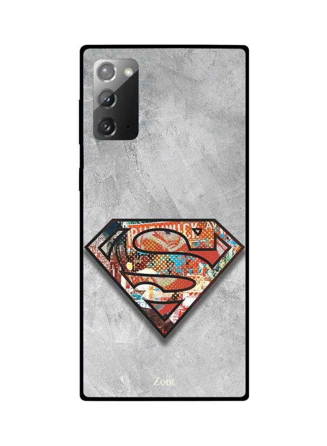 Zoot - Superman Logo Printed Case Cover For Samsung Galaxy Note20 Grey/Red/Blue - Image 1