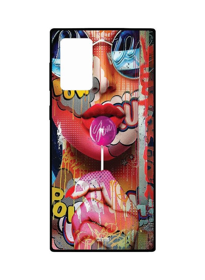 CIELITO Girl Printed Case Cover For Samsung Galaxy Note 20 Ultra Blue/Pink/Yellow - Image 1