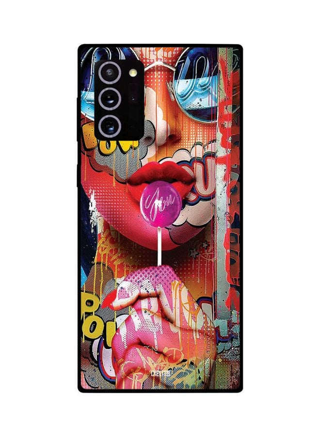 CIELITO Girl Printed Case Cover For Samsung Galaxy Note 20 Ultra Blue/Pink/Yellow - Image 2