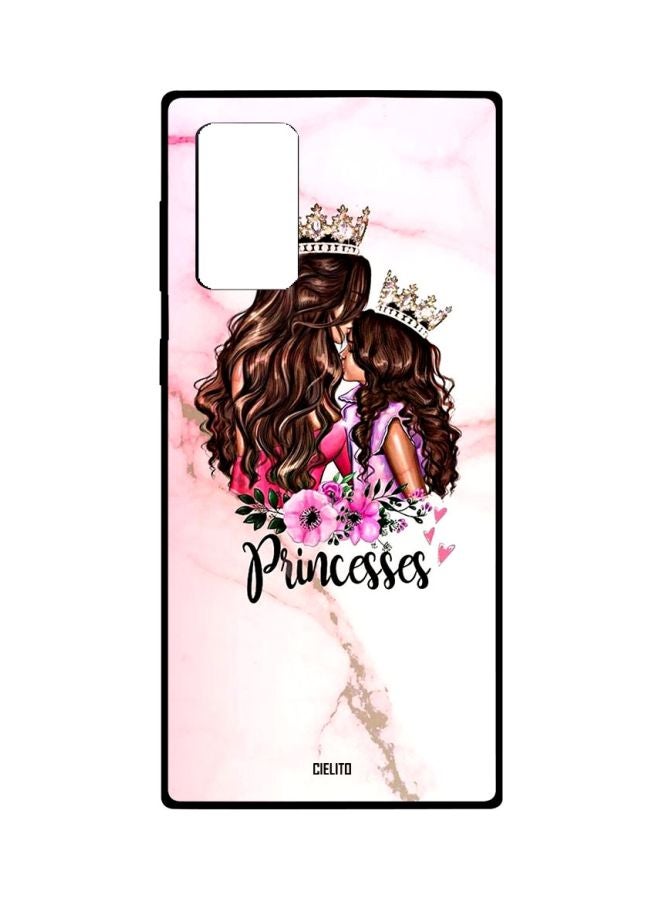 CIELITO Princesses Printed Protective Case Cover For Samsung Galaxy Note20 Ultra White/Pink/Black - Image 1