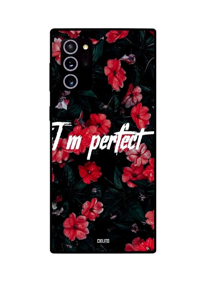 CIELITO I'm Perfect Printed Case Cover For Samsung Galaxy Note20 Ultra Black/Red/White - Image 2