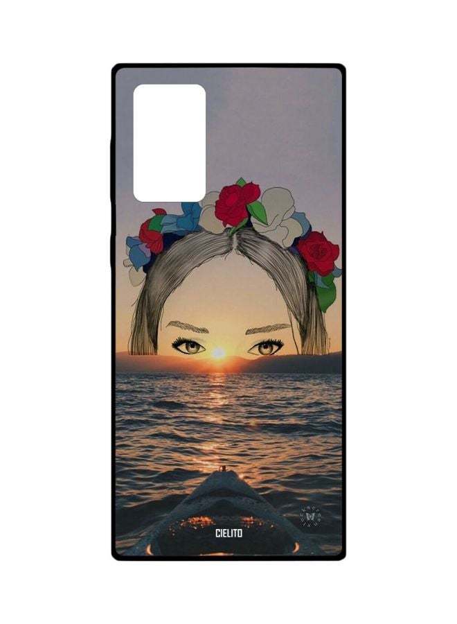 CIELITO Girl Printed Case Cover For Samsung Galaxy Note20 Ultra Blue/Grey/Red - Image 1