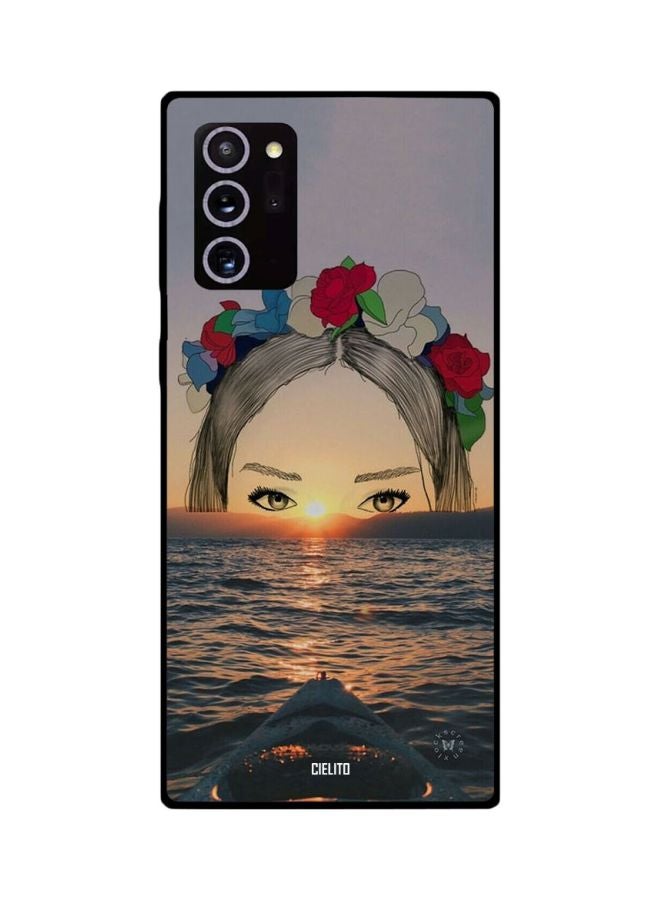 CIELITO Girl Printed Case Cover For Samsung Galaxy Note20 Ultra Blue/Grey/Red - Image 2