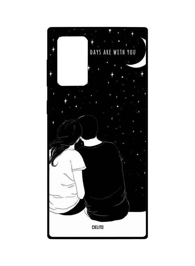 CIELITO Days Are With You Printed Case Cover For Samsung Galaxy Note20 Ultra Black/White - Image 1
