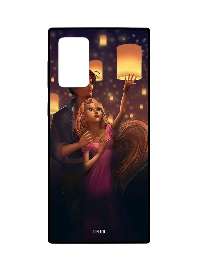 CIELITO Rapunzel Printed Snap Case Cover For Samsung Galaxy Note20 Ultra Pink/Brown/Yellow - Image 1