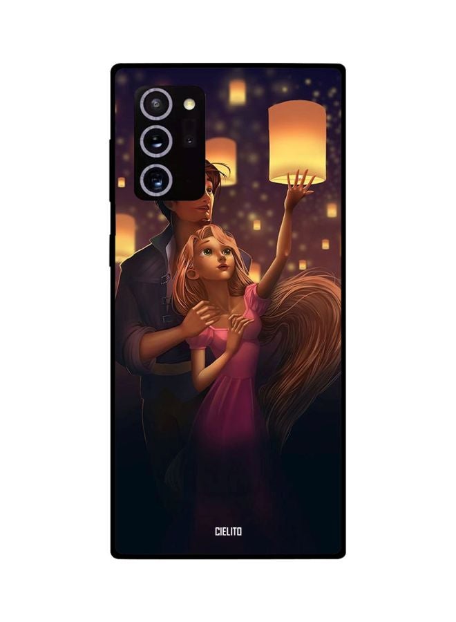 CIELITO Rapunzel Printed Snap Case Cover For Samsung Galaxy Note20 Ultra Pink/Brown/Yellow - Image 2