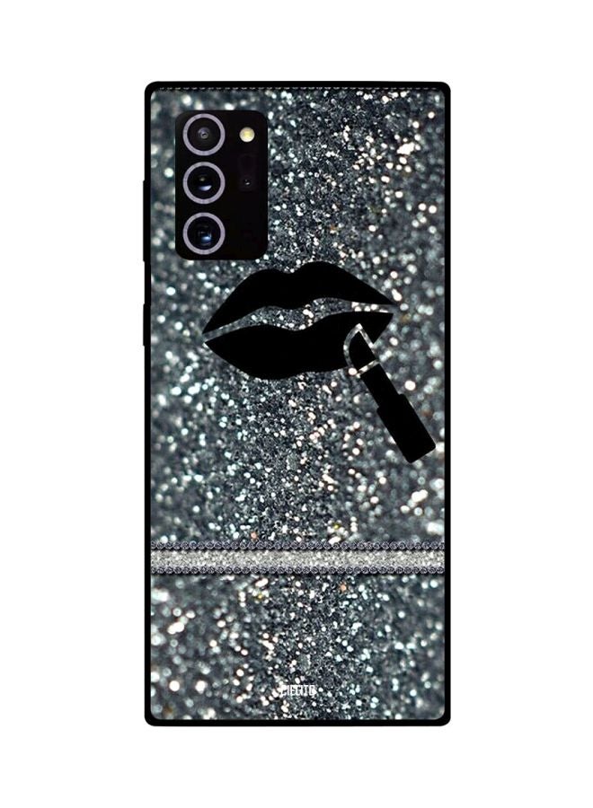 CIELITO Lips Printed Protective Case Cover For Samsung Galaxy Note20 Ultra Grey/White/Black - Image 2