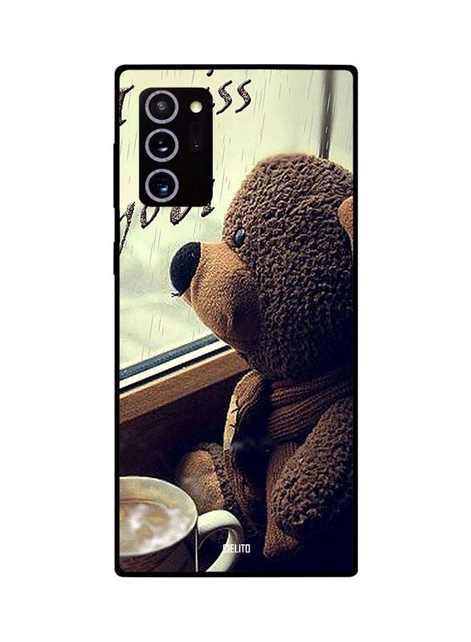 CIELITO Teddy Printed Case Cover For Samsung Galaxy Note20 Ultra Brown/Beige/Black - Image 2