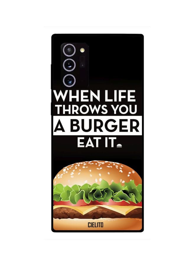 CIELITO Quote Printed Case Cover For Samsung Galaxy Note 20 Ultra Black/Green/White - Image 2