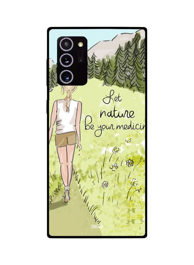 CIELITO Girl Printed Case Cover For Samsung Galaxy Note20 Ultra Green/Beige/Blue - Image 2