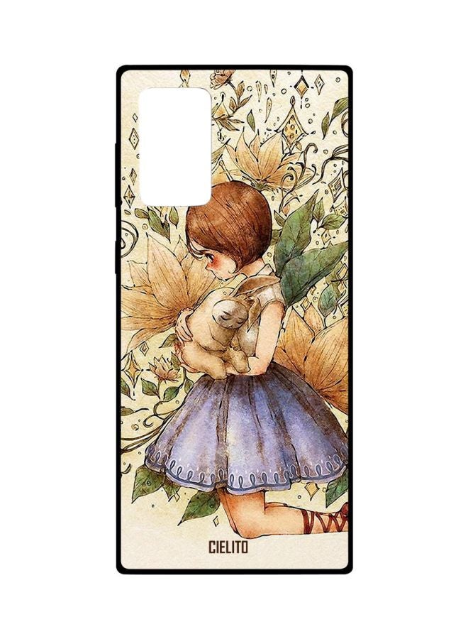 CIELITO Cartoon Girl Printed Case Cover For Samsung Galaxy Note20 Ultra Beige/Blue/Green  - Image 1