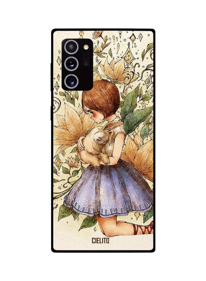 CIELITO Cartoon Girl Printed Case Cover For Samsung Galaxy Note20 Ultra Beige/Blue/Green  - Image 2