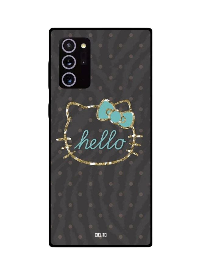 CIELITO Hello Kitty Printed Case Cover For Samsung Galaxy Note20 Ultra Grey/Gold/Blue - Image 2