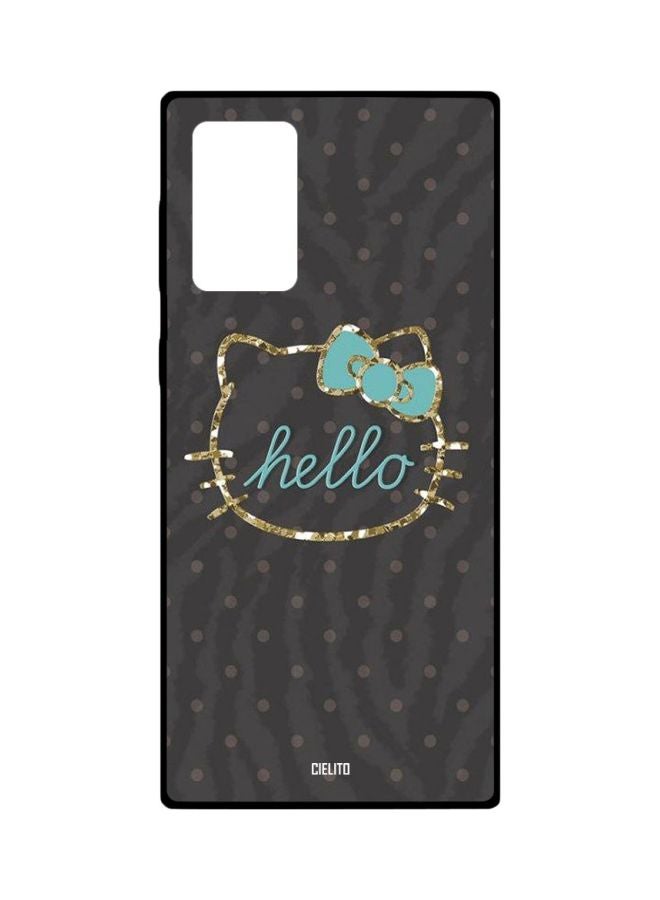 CIELITO Hello Kitty Printed Case Cover For Samsung Galaxy Note20 Ultra Grey/Gold/Blue - Image 1