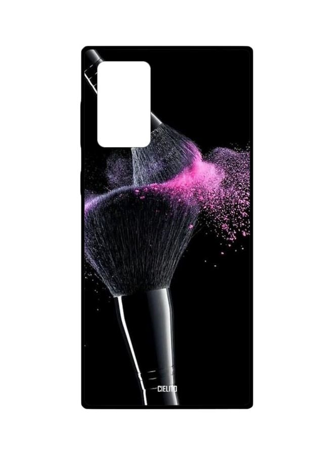 CIELITO Makeup Brush Printed Case Cover For Samsung Galaxy Note 20 Ultra Black/Pink - Image 1
