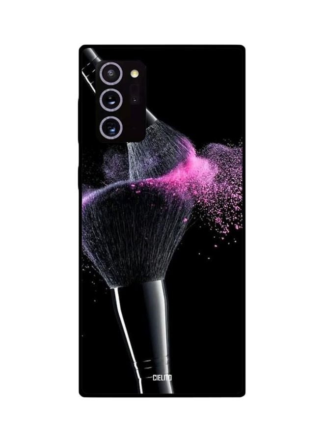 CIELITO Makeup Brush Printed Case Cover For Samsung Galaxy Note 20 Ultra Black/Pink - Image 2