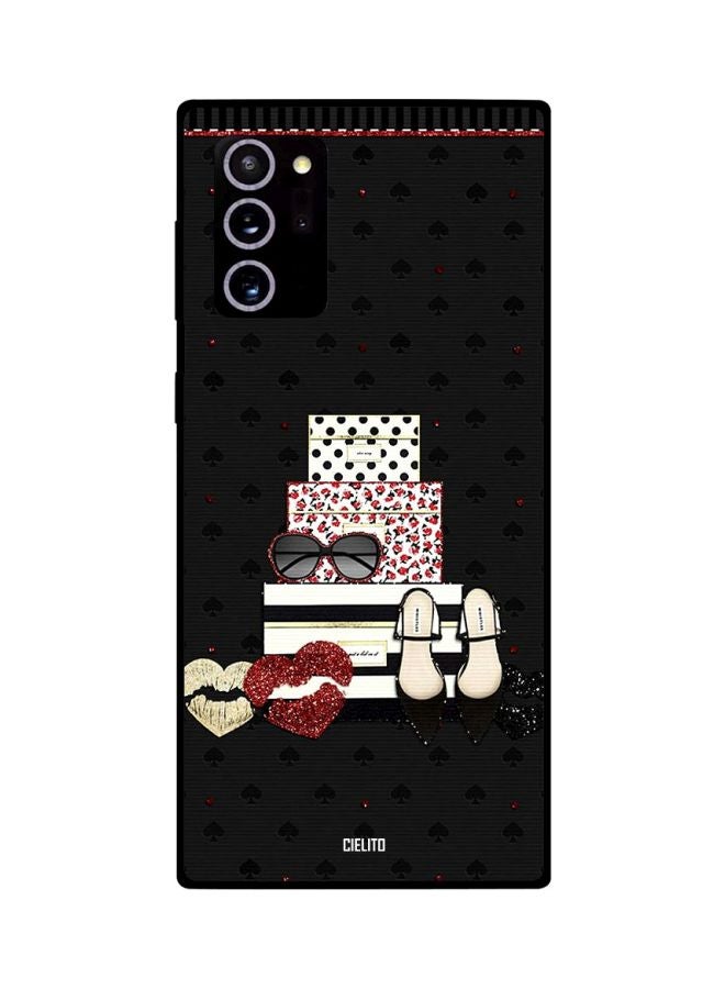 CIELITO Dress-Up Accessories Printed Case Cover For Samsung Galaxy Note20 Ultra Black/Red/White - Image 2