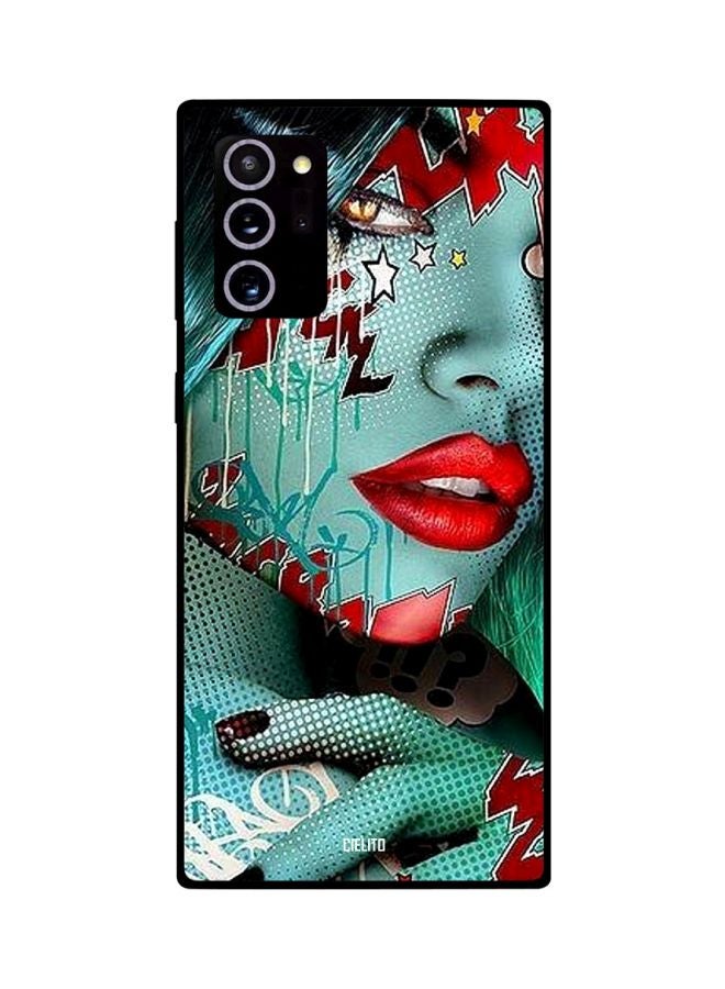 CIELITO Girl Printed Case Cover For Samsung Galaxy Note20 Ultra Green/Red/White - Image 2