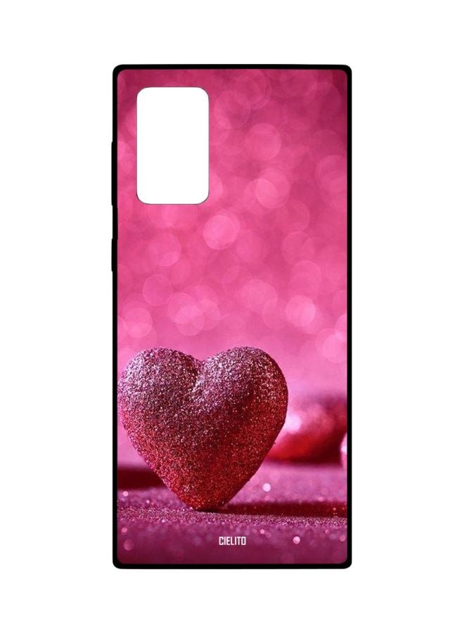 CIELITO Heart Printed Case Cover For Samsung Galaxy Note 20 Ultra Pink - Image 1