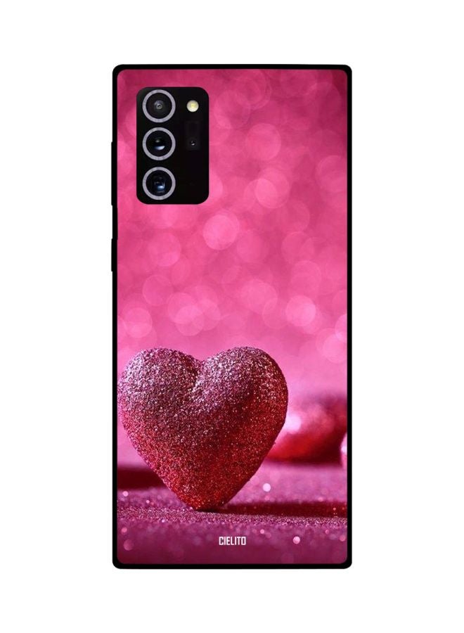 CIELITO Heart Printed Case Cover For Samsung Galaxy Note 20 Ultra Pink - Image 2