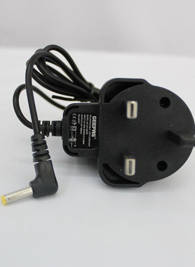 GEEPAS - 3 In 1 Rechargeable LED Handheld Flashlight Torch Black - Image 1