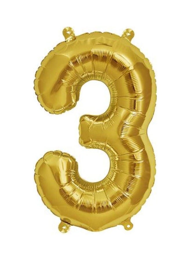 ذا بارتي بوبير بالون على شكل رقم "3" بمقاس 40 بوصة 