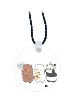 We Bare Bears Printed Pendant Necklace