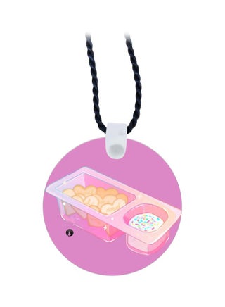 Food Printed Pendant Necklace - v1601215882/N40328465A_1