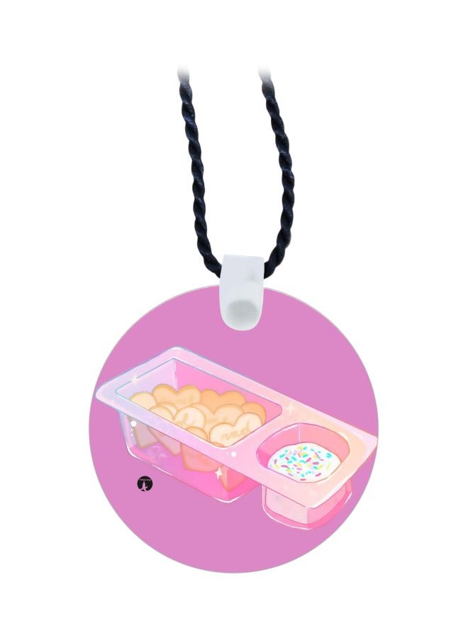 Food Printed Pendant Necklace