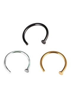 3 Piece C-Shaped Nose Ring Set - v1601216115/N40409562A_4